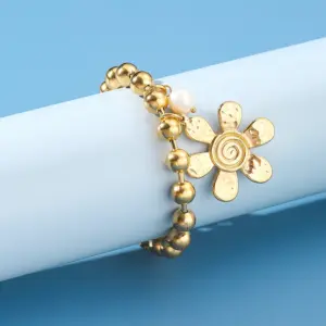 Gold / One Size / Flower