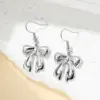 Wholesale Gold Gold-Plated Bowknot Women's Earrings 1 Pair French Art Fashion Accessories Suitable For Women Suitable For Holiday Banquets