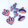 oly-78da00fc26737fca4e316658ba1ed64a Wholesale America Founding Day Independence Day Festival Day Color-block Earrings Women's Hand-woven Rice Bead Letters Love Lips Earrings