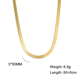 Gold / 3mm wide / 50 5cm Long