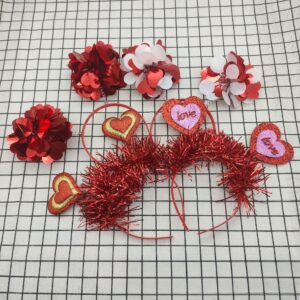 oly-78ff0dbe74767149f841cc94fb7298ce Wholesale love valentine's day hairband creative sequins dance valentine's day hair accessories bachelor party photo decoration headband