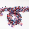 Wholesale Flag Bunting Colorful Strips Festival Atmosphere Supplies Independence Day Bunting Ribbon Festival Decoration Plastic Material
