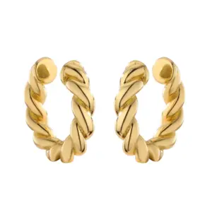 Golden Twist Spiral 1 Pair