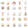 oly-7932aeaea2e8305b66ed368a095371dc Wholesale 50 Cute Graffiti Easter Bunny Easter Egg Stickers Children's Reward Holiday Stickers