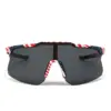 Wholesale Outdoor Sports Sunglasses Half Frame American Flag Independence Day Goggles Mountain Skiing Cycling UV Protection Unisex Sunglasses