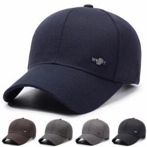 Wholesale Hat Four Seasons Men's Casual Baseball Cap Middle-aged and Elderly People's Cap Old Head Cap Spring and Autumn Middle-aged Dad Cap