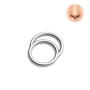 Wholesale 1 Piece 304 Stainless Steel Basic Nose Rings & Studs Solid Color Ear Cartilage Rings & Studs Nose Pin