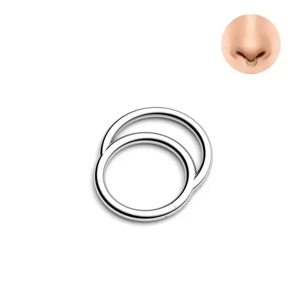 Wholesale 1 Piece 304 Stainless Steel Basic Nose Rings & Studs Solid Color Ear Cartilage Rings & Studs Nose Pin