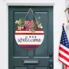 Wholesale Halloween Wooden Welcome Sign LED Light Holiday Home Decoration Outdoor Party Wedding Birthday Family Gathering Props