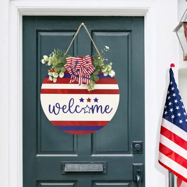 Wholesale Halloween Wooden Welcome Sign LED Light Holiday Home Decoration Outdoor Party Wedding Birthday Family Gathering Props