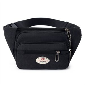 Iron label thickened buckle bag black