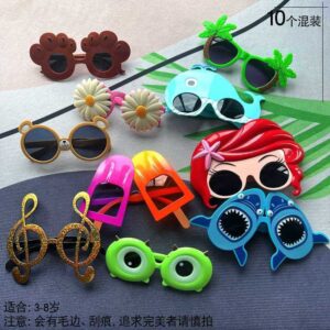 Glasses l type mixed pack of 10 pieces