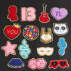oly-7a4409aba059463bddf1d2587f7cf42f Wholesale Cartoon embroidered towel embroidered cloth stickers in stock wholesale supply clothing accessories hat bag decorative patch DIY