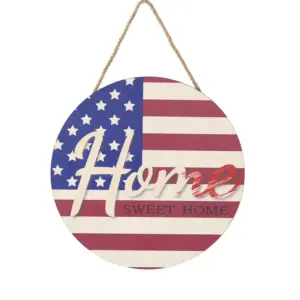 Round Independence Day Sign a
