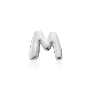Silver Letter M