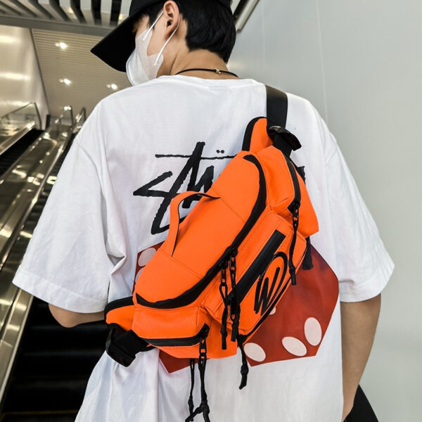 oly-7a643cfc5fb634743103e646fb59bbd5 Wholesale Waist Bag Motorcycle Riding Chest Bag Motorcycle Equipment Storage Bag Knight Crossbody Bag Men's and Women's Sports Waterproof Backpack Trendy