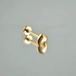Golden Heart / Rod Thickness * Rod Length 1.2x8mm