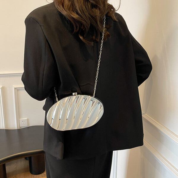 oly-7aa114dc4dec3f81164a092a5d80e1aa Wholesale Design Shell Leaf-shaped Acrylic Bag High-end Evening Bag Shoulder Crossbody Box Bag for Women