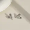 Wholesale PVD Coated Real Gold Plated 18K Gold Heart Shape 304 Stainless Steel Elegant Lady Waterproof Non Tarnish Ear Studs
