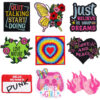oly-7abdb5a4d43435d058975b5203ffb2aa Wholesale cartoon color letter embroidery cloth stickers fashion love embroidery stickers with adhesive diy accessories