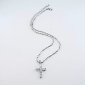 silver 01 24inch stainless steel twist chain