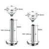 Wholesale Fashion Square Stainless Steel Inlay Zircon Lip Stud 1 Piece