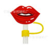 Wholesale [Valentine's Day] reusable silicone straw cap household party beverage straw dust plug