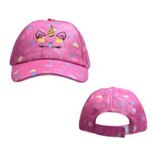 Love printed unicorn-Rose Red / Free size-adjustable (50-54)