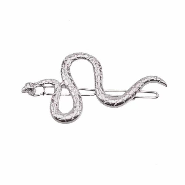 oly-7b6edc186ddf816482fec987d8dabc9d Wholesale style retro hairpin female ins creative silver snake-shaped hairpin dark all-match cool style side clip fashion