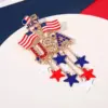 Wholesale National Flag Pin In Alloy With Electroplated Finish, Perfect For Independence Day Celebrations