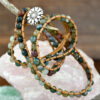 Wholesale Ethnic style personalized hand-woven hand rope many small stacked wearing agate bracelet bracelet