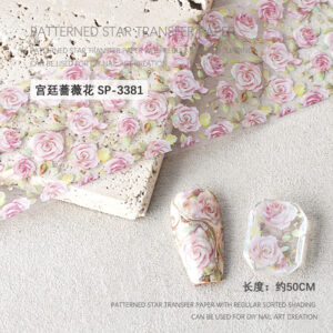 Palace rose flower transfer paper (sp-3381)