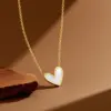 Wholesale Luxurious Stainless Steel Jewelry Set For Women Heart-shaped Water Drop Bell Earrings Necklace Collarbone Chain Fashion Irregular Design Handmade Light Luxury Style