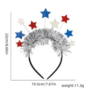 Five-Pointed Star Wool Clause (Thin Hoop) / Fan Headband