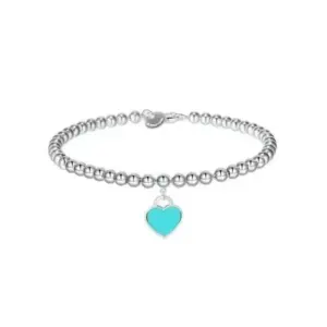 Blue Loving Heart Bracelet