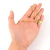 Wholesale Vintage Demon Rectangle Initial OT Buckle Pendant Gold 201 Stainless Steel Paperclip Chain Women's Necklace Demon Eye Universal Electroplated Zircon