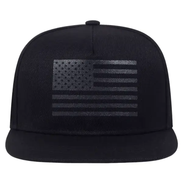 oly-7c3d4b68bd08b8b454ca92446ff838da Wholesale American Flag Hip-Hop Women’s Flat Brim Hat Featuring Polyester Material With Printing Craft For Outdoor Use