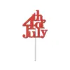 Wholesale American Independence Day Theme Cake Decoration Party Decoration Baking Accessories Exquisite Food Celebration Props Paper Materials