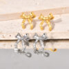 oly-7c63c51c2da79649ec5bbd768d5f6882 Wholesale Bowknot Earrings Women's Ins Niche Design Sense Style Exaggerated Earrings Personalized Fashion Simple All-match Earrings