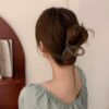 Wholesale Jelly Color Ribbon Cross Shark Clip Women's Simple Back Head Hair Hair Grasp Hair Accessories