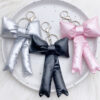 oly-7ccfb176d0c50da69fa9d8b597e12463 Wholesale Korean Style Ins Fashionable Sweet Girl's Padded Cotton Bow Bag Hanging Fashionable Trendy Keychain Pendant for Women