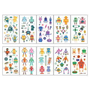 Robot Series 10 sheets/set / 68*120MM