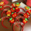 oly-7cdb9006f78c4f72a95c11e5b96c6fc5 Wholesale Celebration Headwear Valentine's Day Headband Children's Year's Day Headband Happy Fortune Hair Accessories