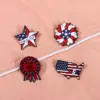 Wholesale Modern Style Pin Map Letter American Flag Alloy Enamel Unisex Brooches