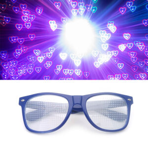 Love / Blue frame transparent film