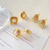 Wholesale Spider Earrings Light Luxury High-end Sense Plated 18k Gold Pearl Imitation Earrings