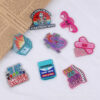 oly-7d483ec152ae01b4ae27ddcd5fb42722 Wholesale loose pink cartoon organ beverage bottle personalized bag jewelry acrylic pin cute DIY patch