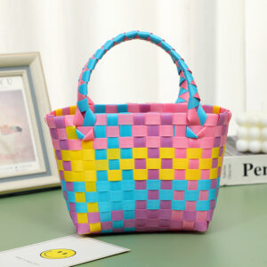 Yellow pink blue without decoration size height 15 width 16 side width 9