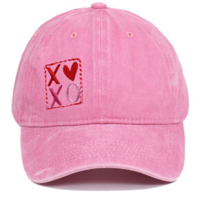 Wholesale Cross-border New Foreign Trade Valentine's Day Gift Letter XOXO Embroidery Outdoor Washed Baseball Cap Personalized Tide Brand Baseball