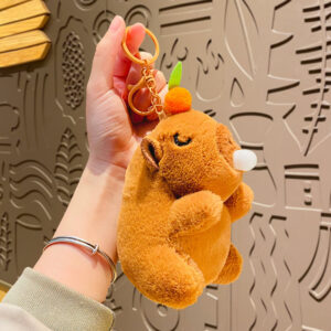 Plush Persimmon Bubble Blowing Capibala / No specifications